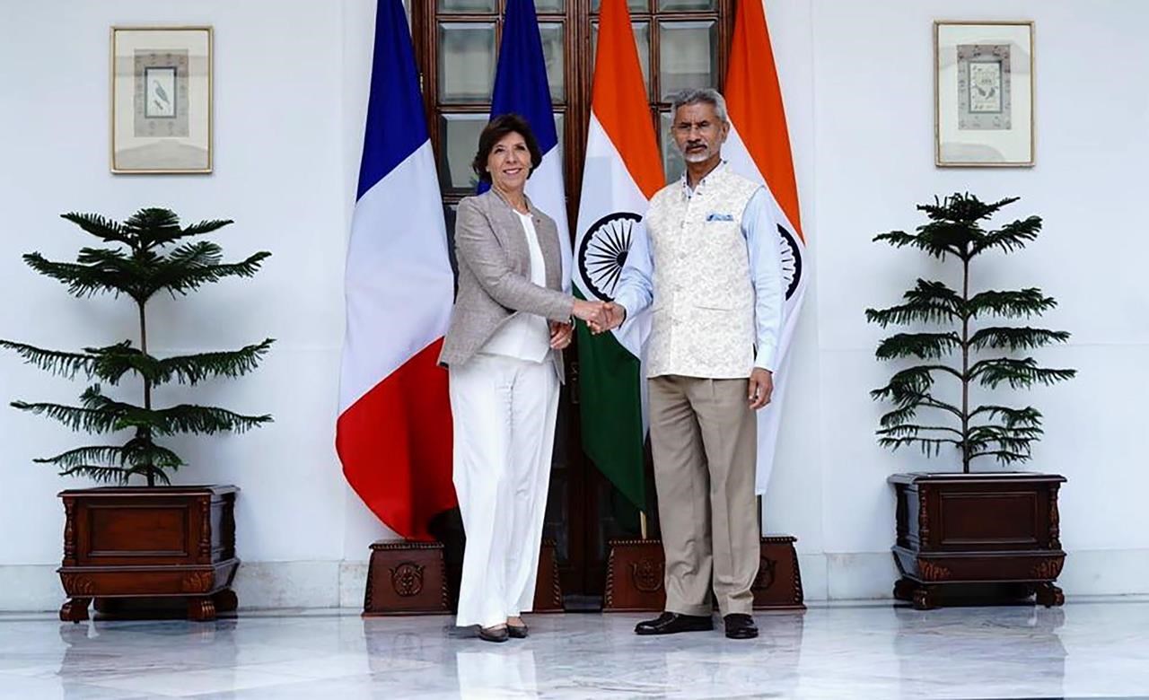 frenchforeignministersayssharedvisionofinternationalrelationsbetweenindiafrancemakespartnershipstrong