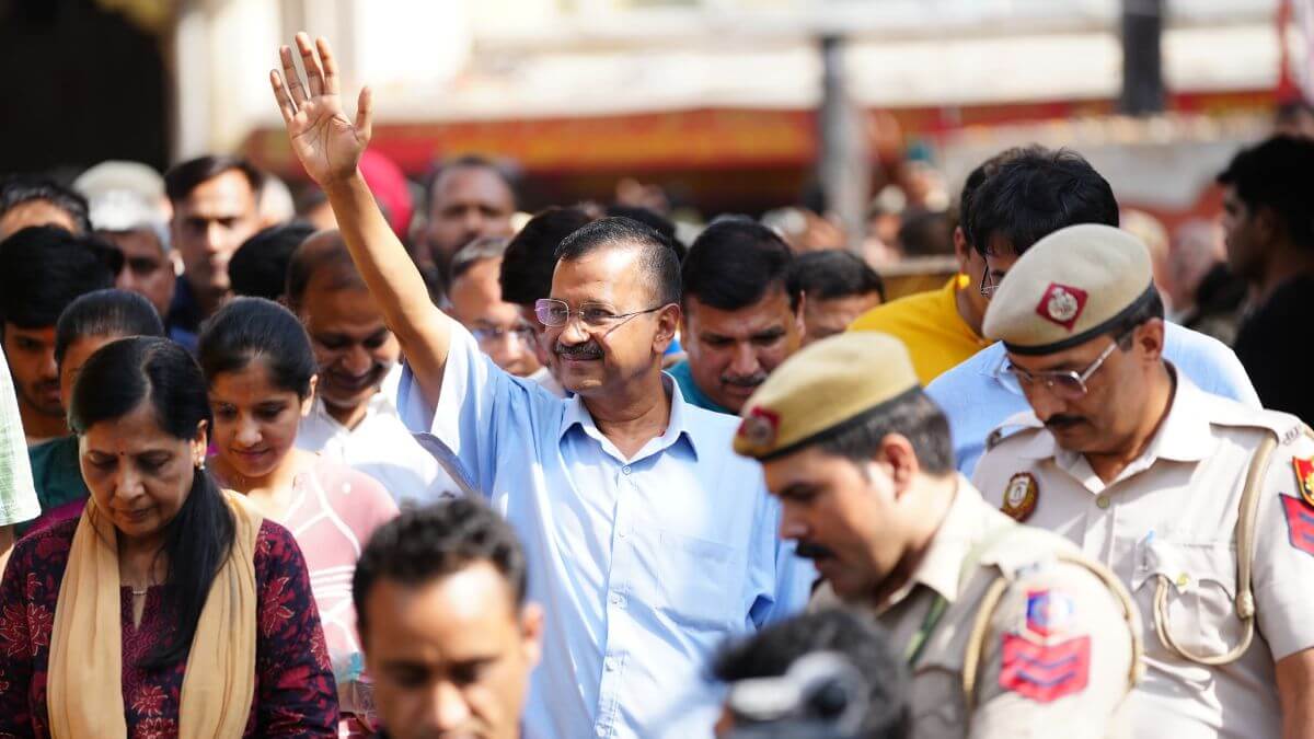 Delhi excise policy case: Kejriwal surrenders at Tihar Jail, sent to judicial custody till June 5