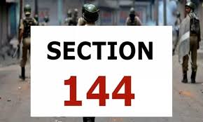 section144imposedinentirelehdistricttomaintainpeaceandpublictranquillity