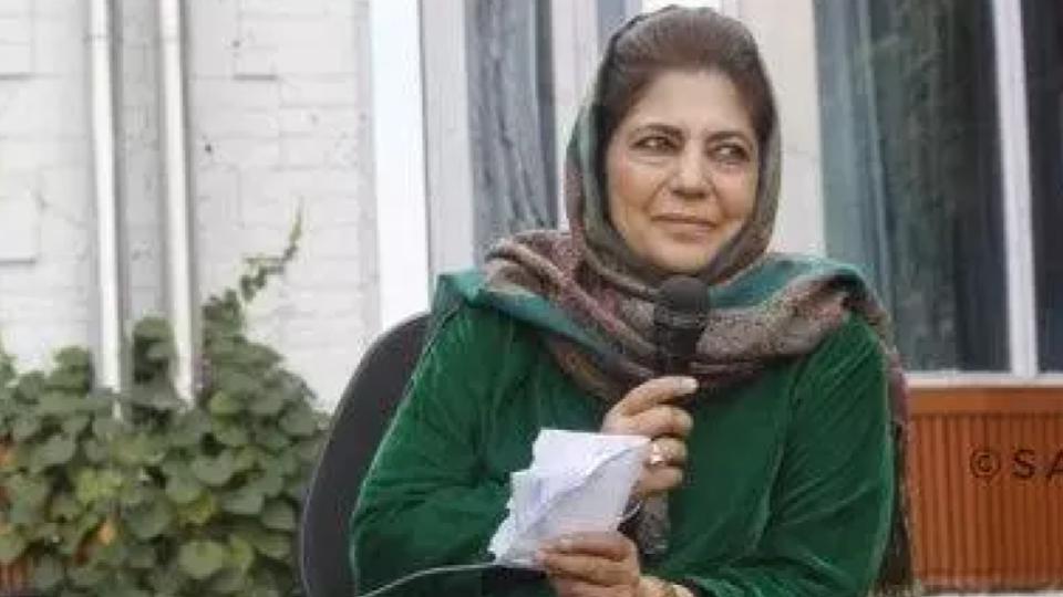 Complaint Filed Against Mehbooba Mufti Over Alleged Tricolour Disrespect