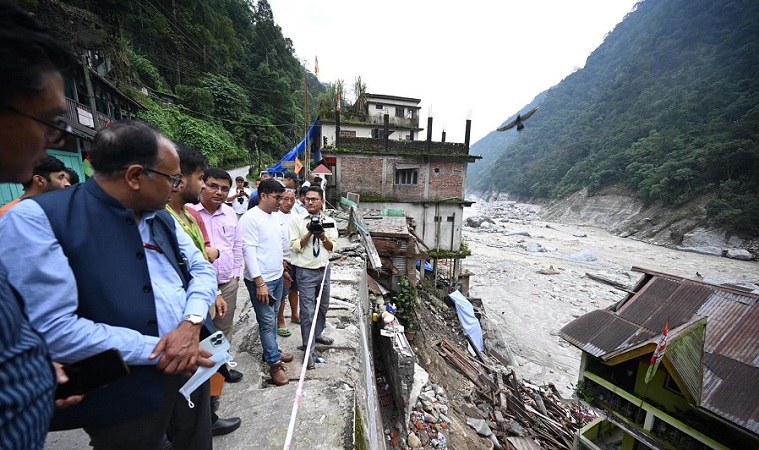 interministerialcentralteamtovisitflashfloodaffectedareasofsikkimtoday