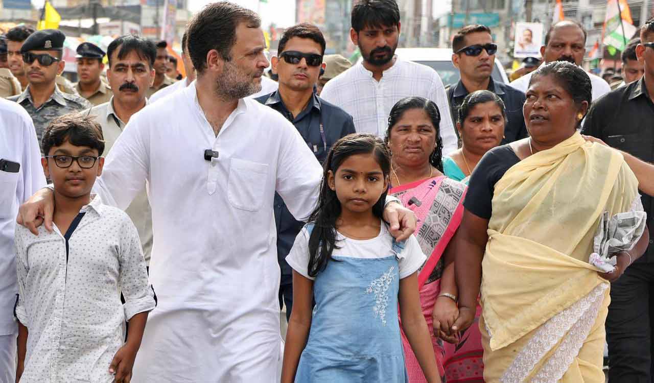 rahulgandhiresumespadyatrafromkerala’snavayikkulam