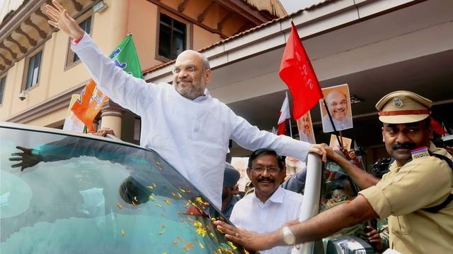 amitshahmeetsbjpleadersinkerala