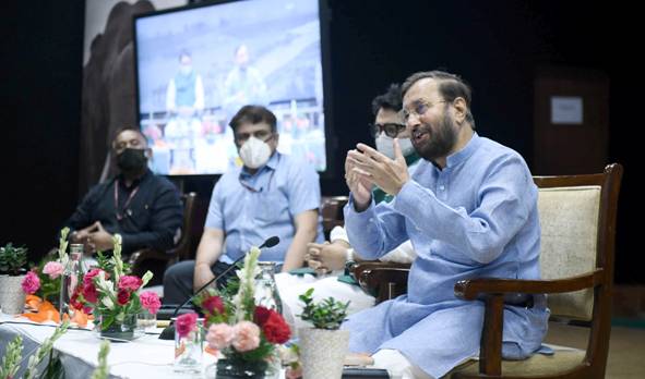 unionministerprakashjavadekarlaunchesportalonhumanelephantconflictonworldelephantday