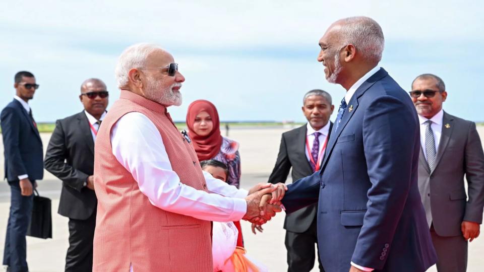 PM Narendra Modi arrives in Maldives for two-day visit