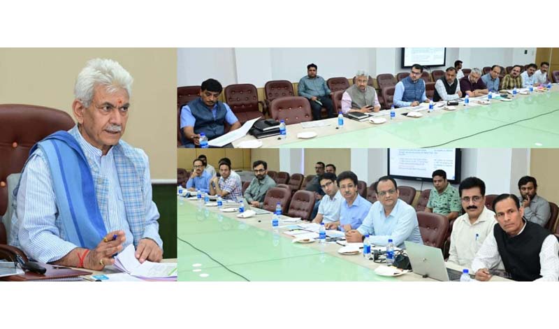 lgmanojsinhachairsmeetingofpowerdevelopmentdepartmenttoreviewpowersituation
