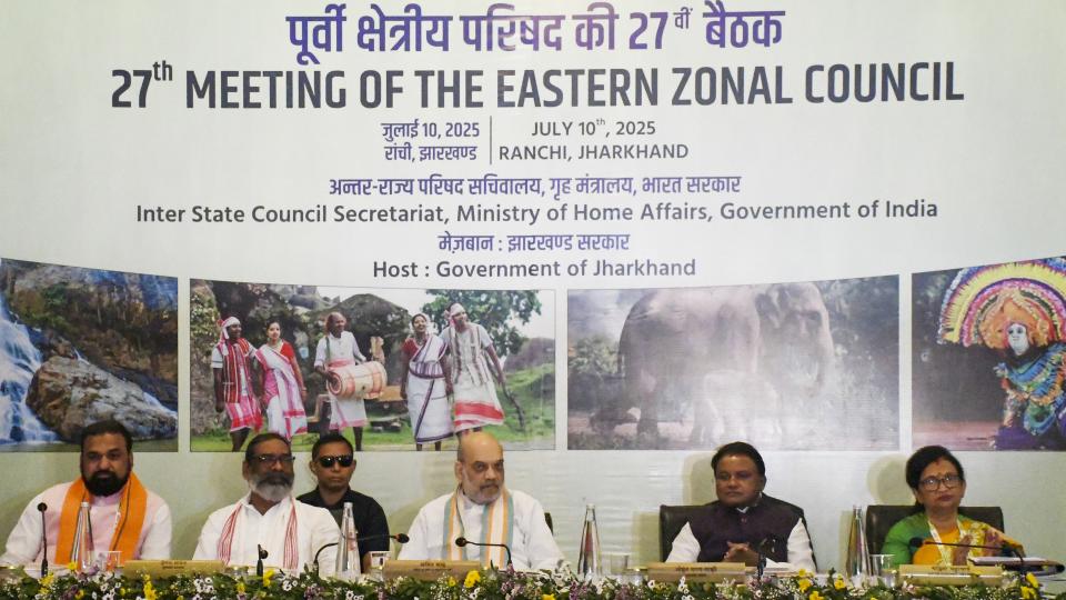 Amit Shah chairs Eastern Zonal Council meet in Ranchi