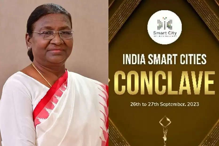 presidentdroupadimurmutopresentindiasmartcityaward2022inindoretoday