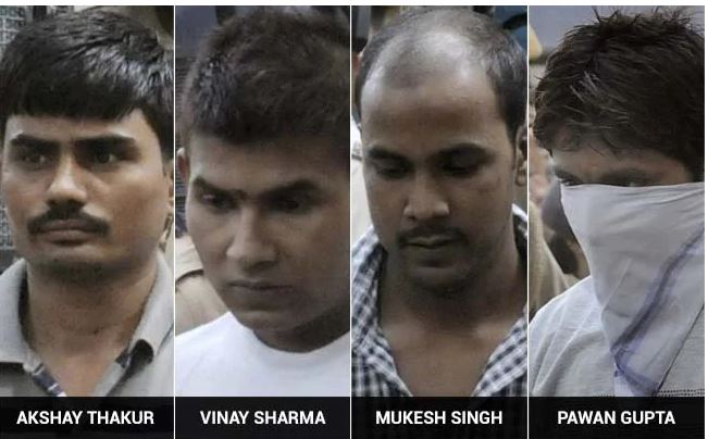 nirbhayacaseupdates:convictshanged"longlivenirbhaya"slogansoutsidetihar