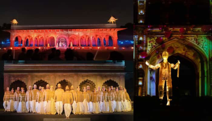 homeministeramitshahinaugurates‘jaihindthenewlightandsoundshowatredfort