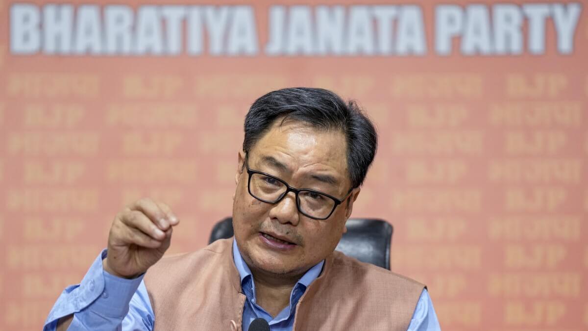 Will move privilege notice against Rahul Gandhi for making baseless statements: Kiren Rijiju