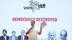 Karnataka poll body serves notice to Rahul Gandhi on ‘vote chori’ allegations
