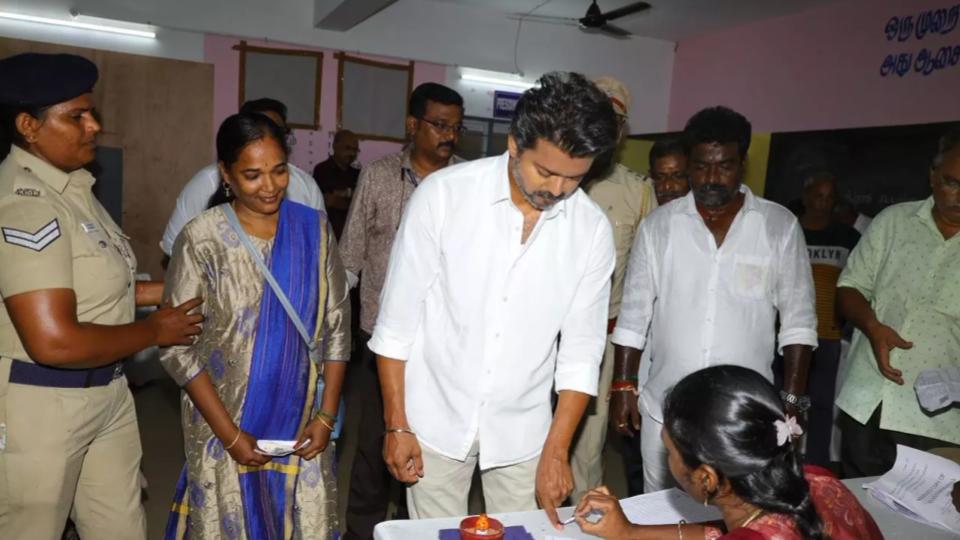 TVK Cheif Vijay Urges EC to Extend Polling Hours till 8 pm