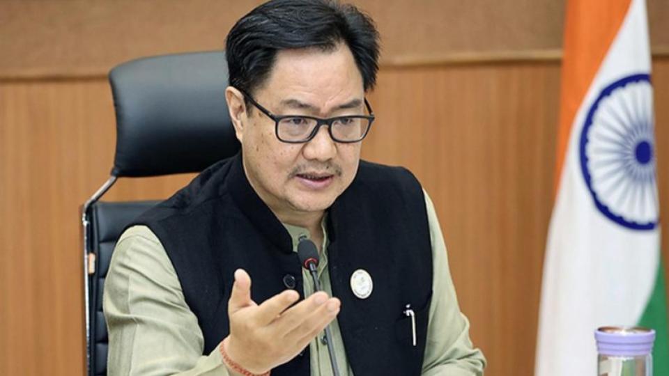 Kiren Rijiju alleges misbehaviour by Congress MPs in Parliament