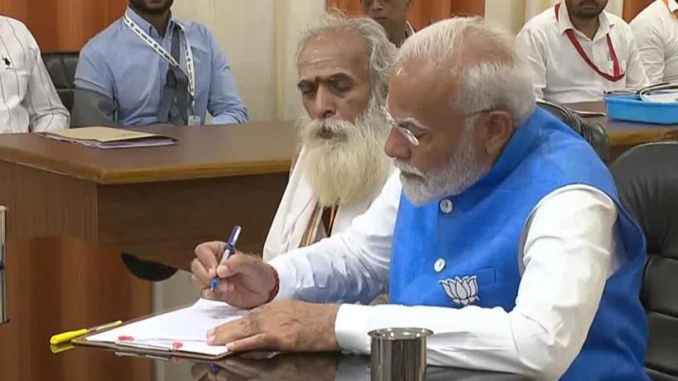 PM Modi files nomination from Varanasi for a third win