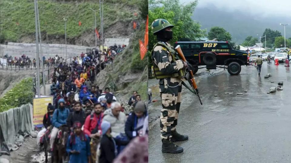 Amarnath Yatra suspended due to rain damage on tracks