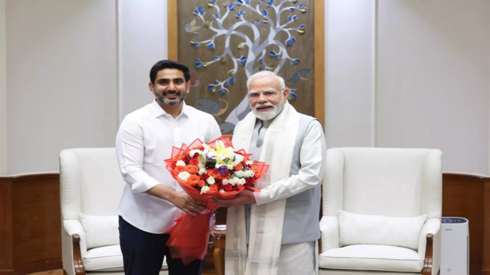 Lokesh Seeks Support for Andhra Pradesh Investment from PM Modi
