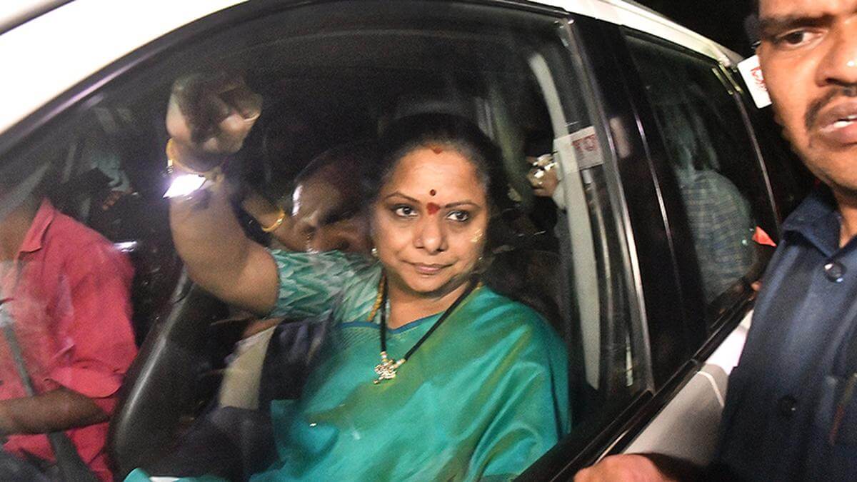 delhiexcisepolicycase:fabricatedcasewillcontinuetofightsayskkavithaascustodyextended