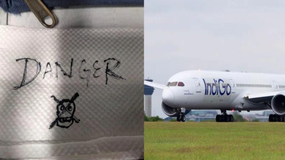‘Danger’ note found in IndiGo flight toilet triggers security scare at Mumbai airport