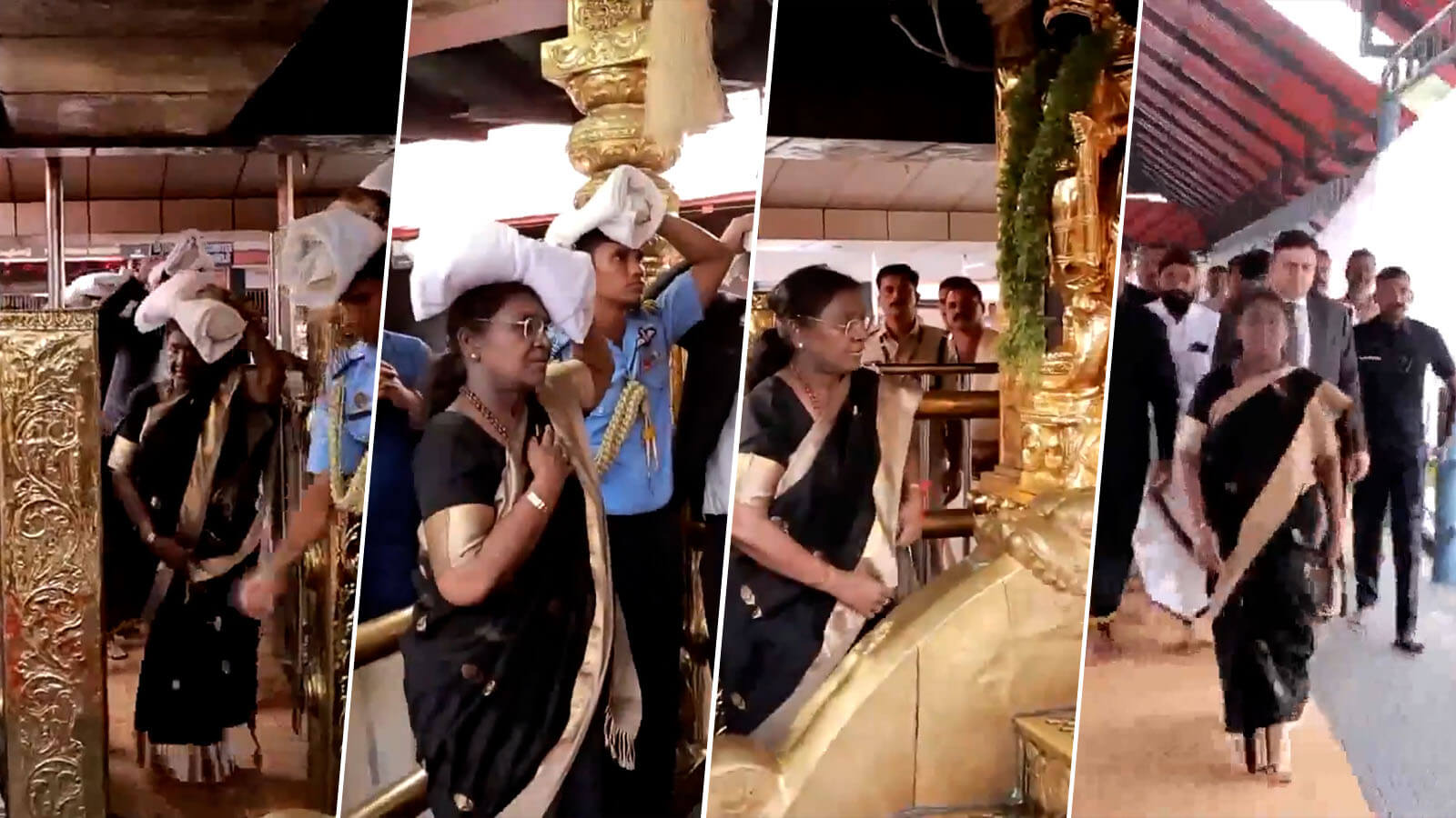 droupadimurmumakeshistoryasfirstwomanpresidenttoprayatsabarimala