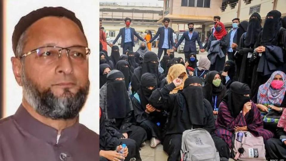 asaduddinowaisitargetscongresson‘hijabban’inkarnataka