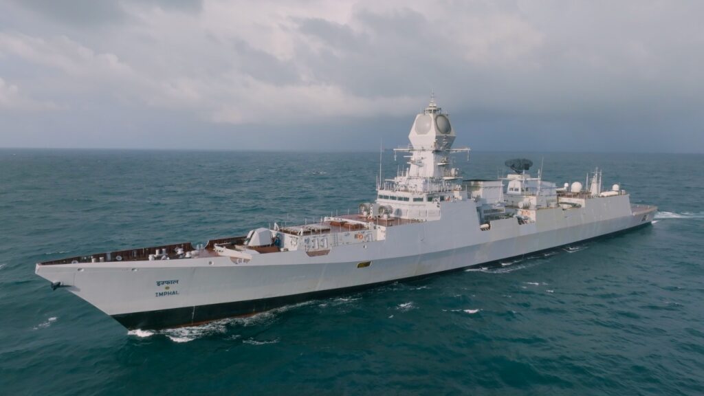 indiannavysettocommissionadvancedstealthdestroyerinsimphal