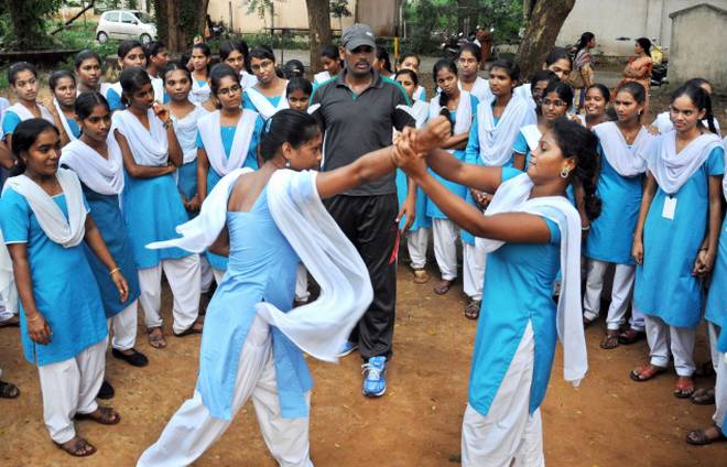 selfdefencetrainingforgirlsingovtschools:hrdminister