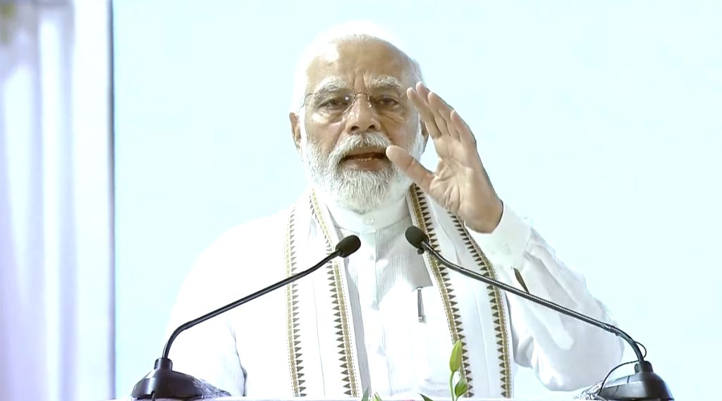 pmmodiaddressesarallyindeoghar