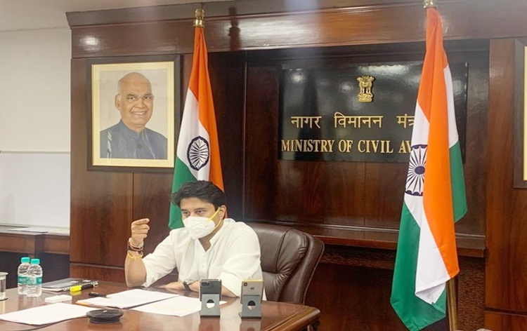 unionministerjyotiradityascindiaholdssafetymeetamidseriesoftechnicalsnags