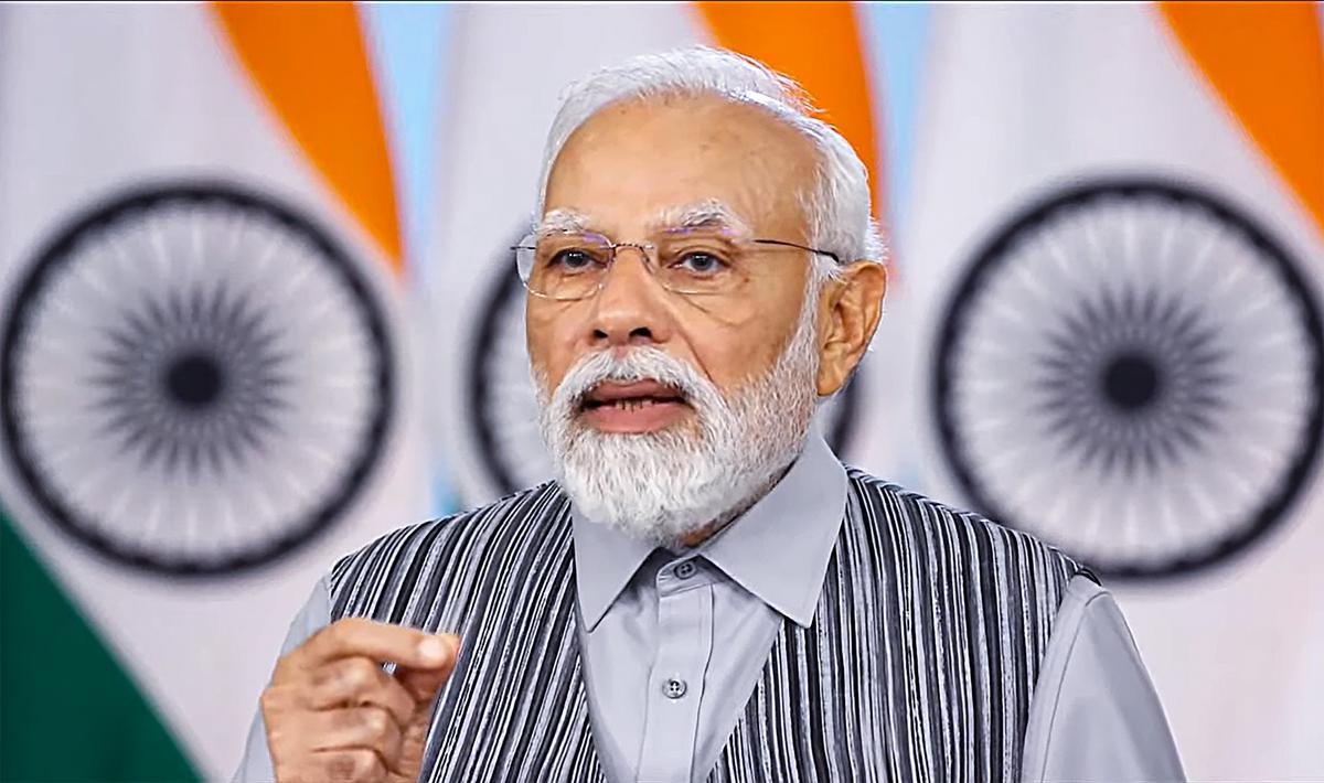 pmmodilaysfoundationstoneforredevelopmentof508railwaystationsunderamritbharatstationschemeacrossindia