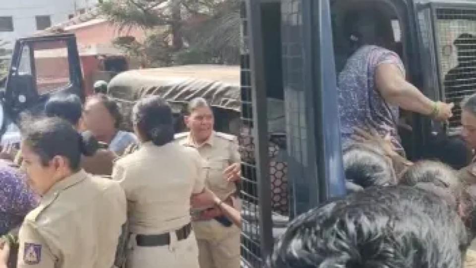 BJP woman worker assaulted, stripped by cops in Karnataka 