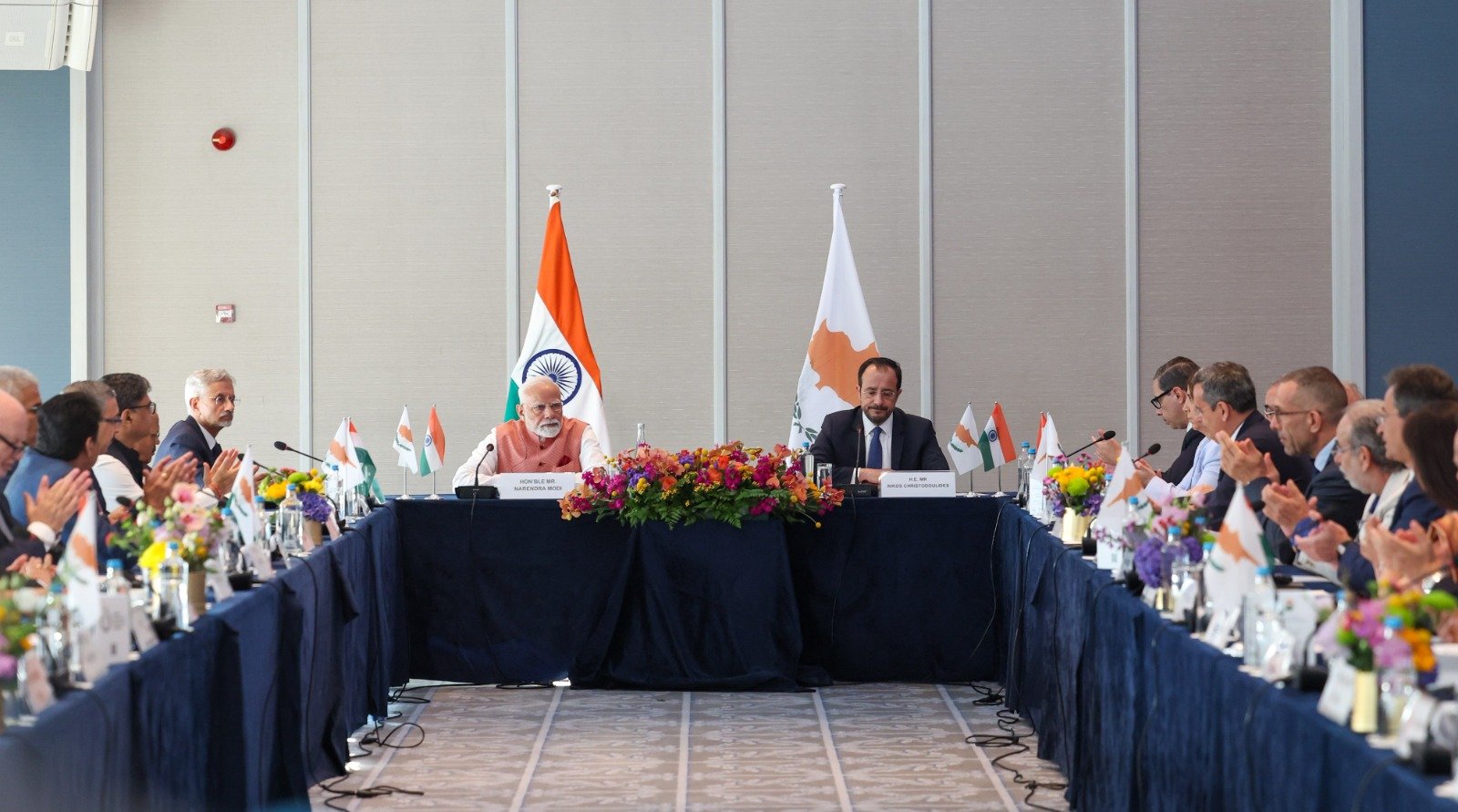 PM Narendra Modi calls for strengthening bilateral cooperation between India and Cyprus
