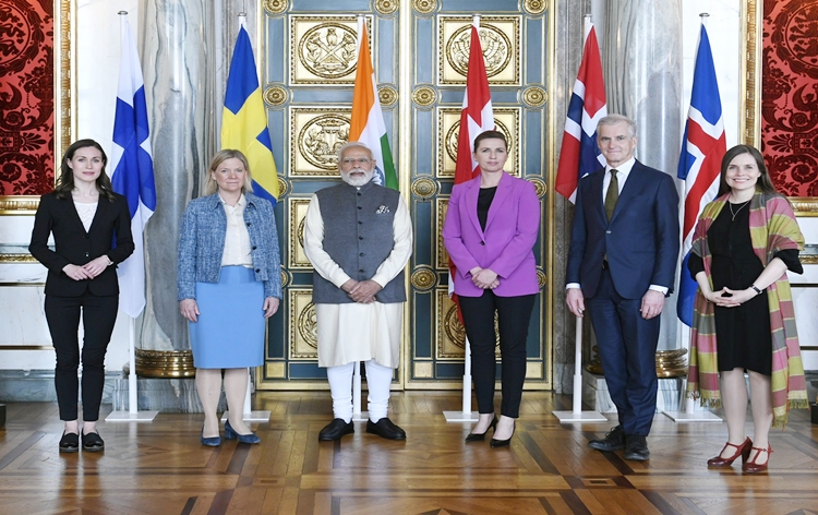PM Modi participates in Second India-Nordic Summit at Copenhagen