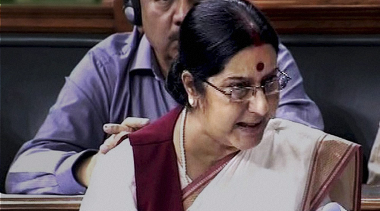 sushmatoinformparliamentonindiapaktalks