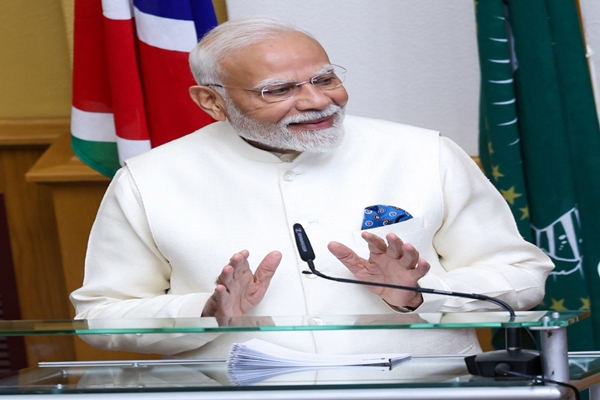 PM Modi reiterates India’s strong support for the African Union’s Agenda 2063, particularly its industrialisation goals