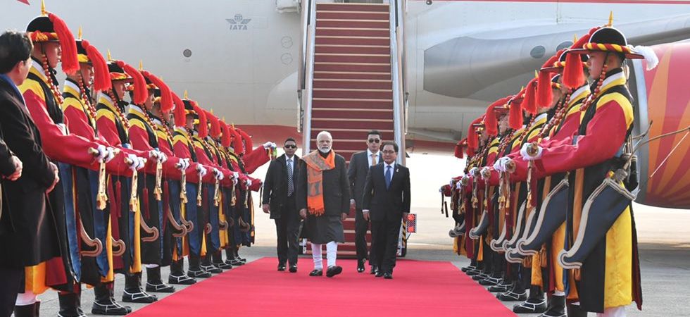 pmmodiarrivesinseoulonatwodayvisit