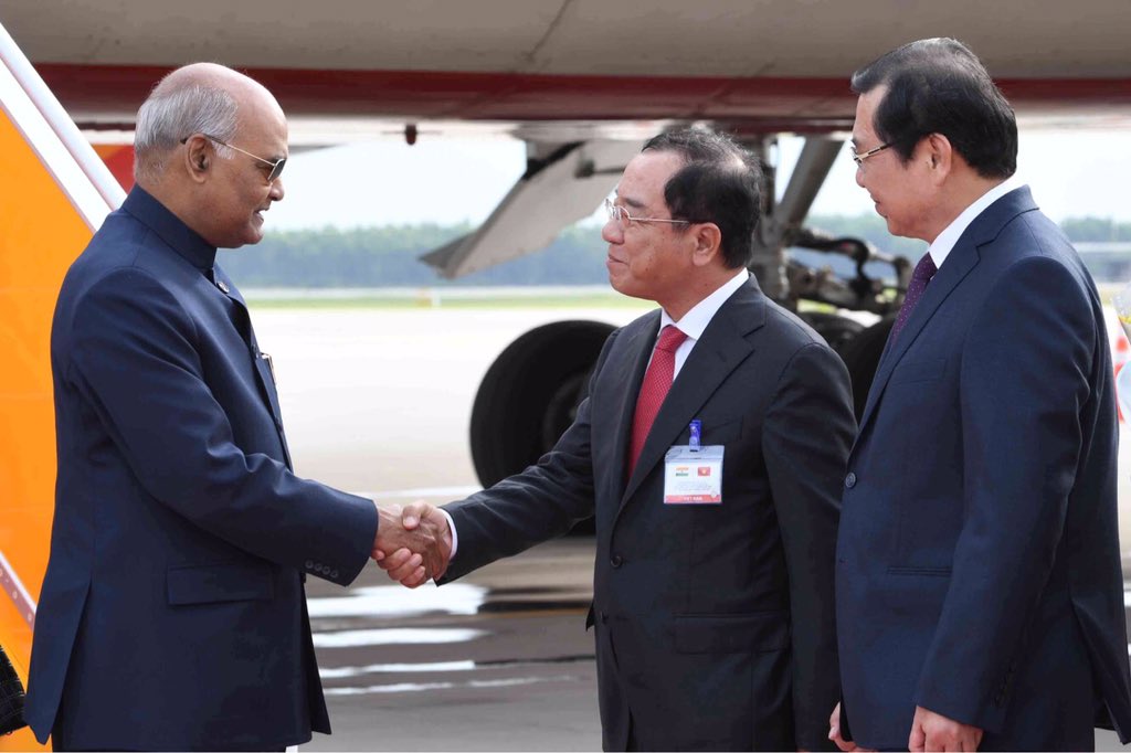 presidentkovindreachesvietnamonfirstlegofhistwonationvisit