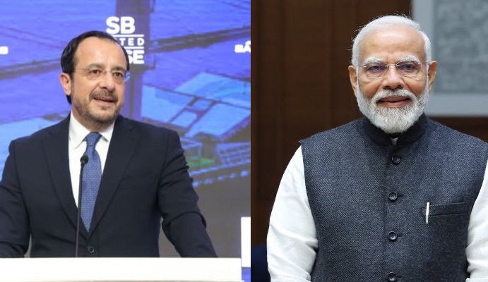 PM Modi to hold talks with Cypriot Prez Nikos Christodoulides in Nicosia today