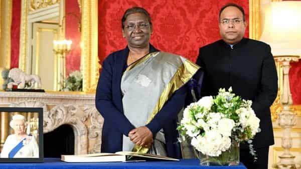 President Droupadi Murmu meets King Charles III at Buckingham Palace
