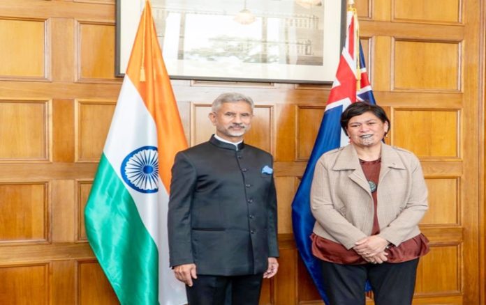 eamdrsjaishankartoholdtalkswithnewzealandforeignministernanaiamahutainaucklandtoday