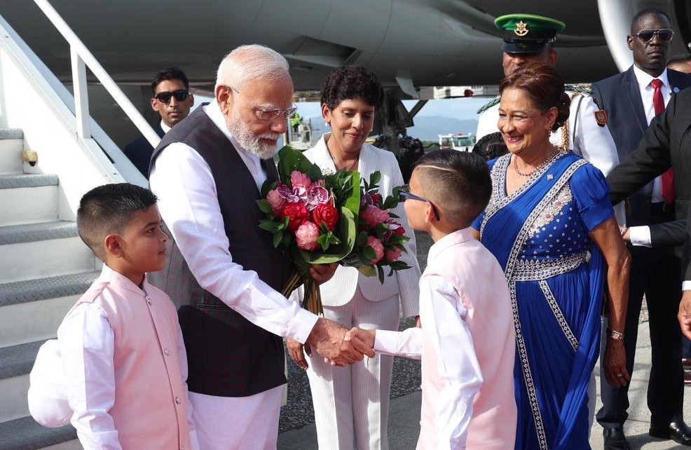 Prime Minister Modi praised the Indian diaspora in Trinidad and Tobago for keeping Indian culture alive