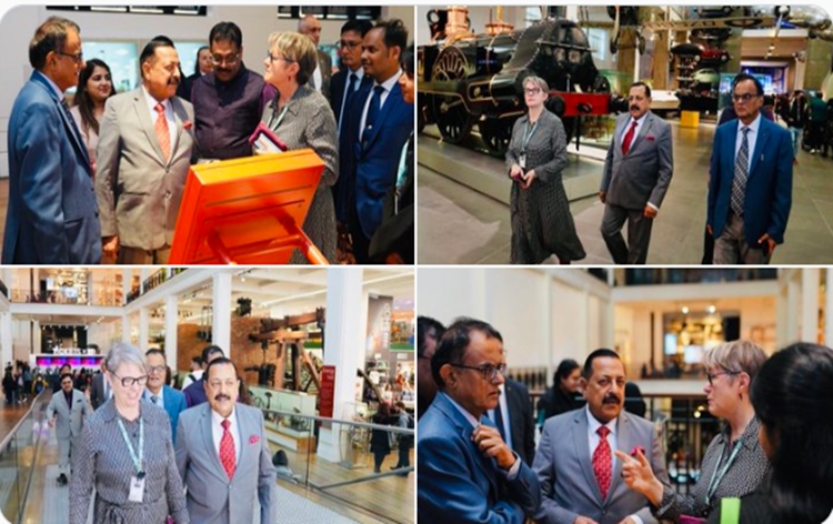 mosforscienceandtechnologydrjitendrasinghvisits175yroldlondonsciencemuseum