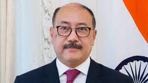 foreignsecretaryharshvardhanshringlameetsafghanambassadortoindiafaridmamundzay