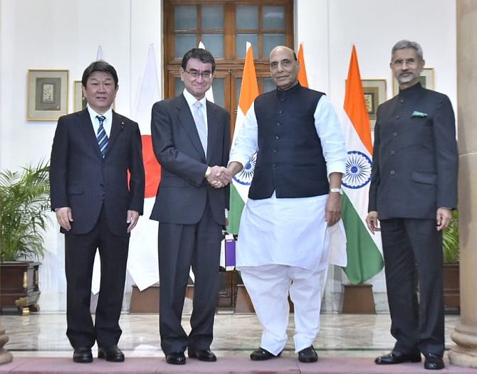 defenceministerrajnathsingheamsjaishankarcallonjapanesepmatconclusionofindiajapan2plus2meeting