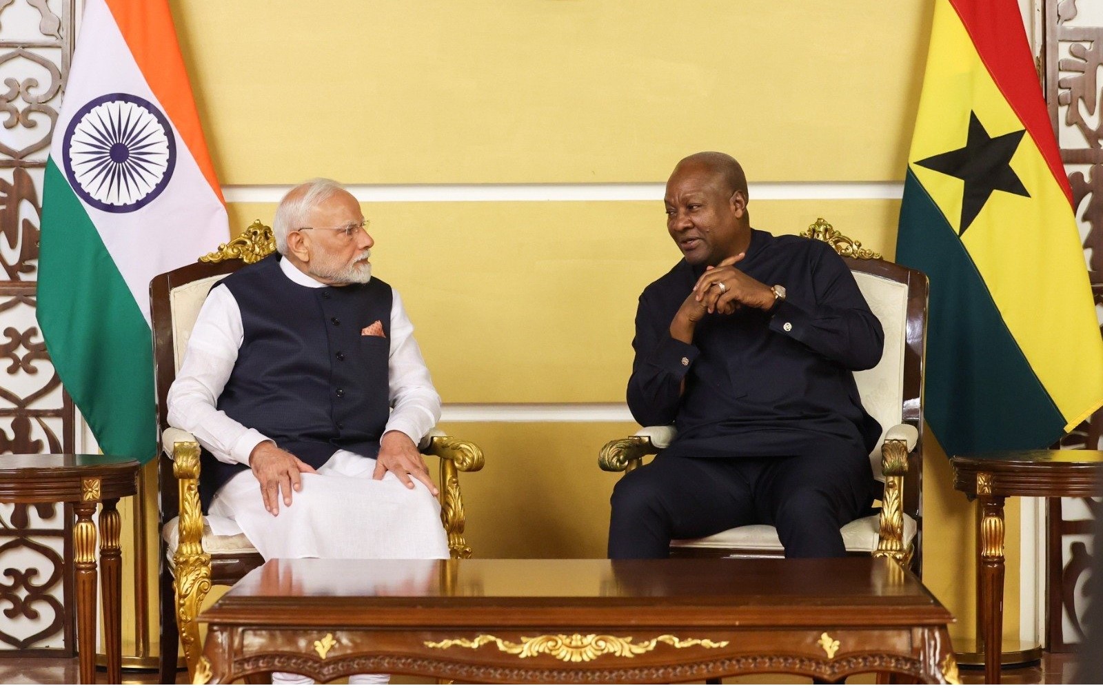 PM Modi holds talks with Ghana President
