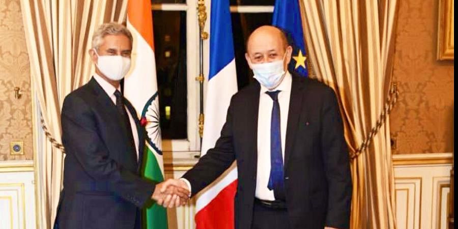 eamsjaishankarholdstalkswithhisfrenchcounterpartinparis