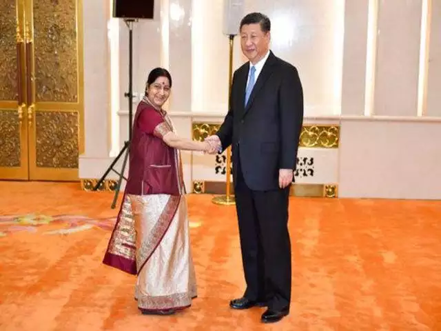sushmaswarajmeetsxiaheadofwuhansummit