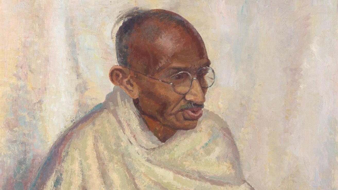 Mahatma Gandhi’s rare oil portrait sold for more than $200000 