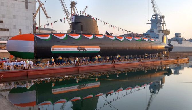 scorpeneclasssubmarinekhanderilaunched