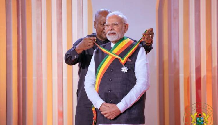 PM Modi conferred Ghana’s highest honour